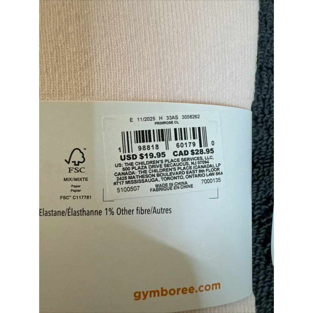Gymboree Tight Collants 6-8 #60